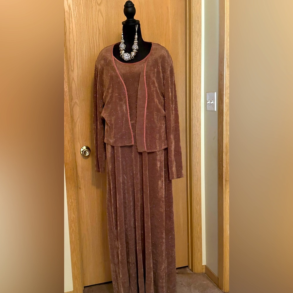 Formal Long Gold Dress